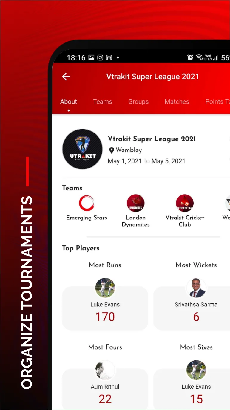 Cricket Scoring App by Vtrakit | Indus Appstore | Screenshot