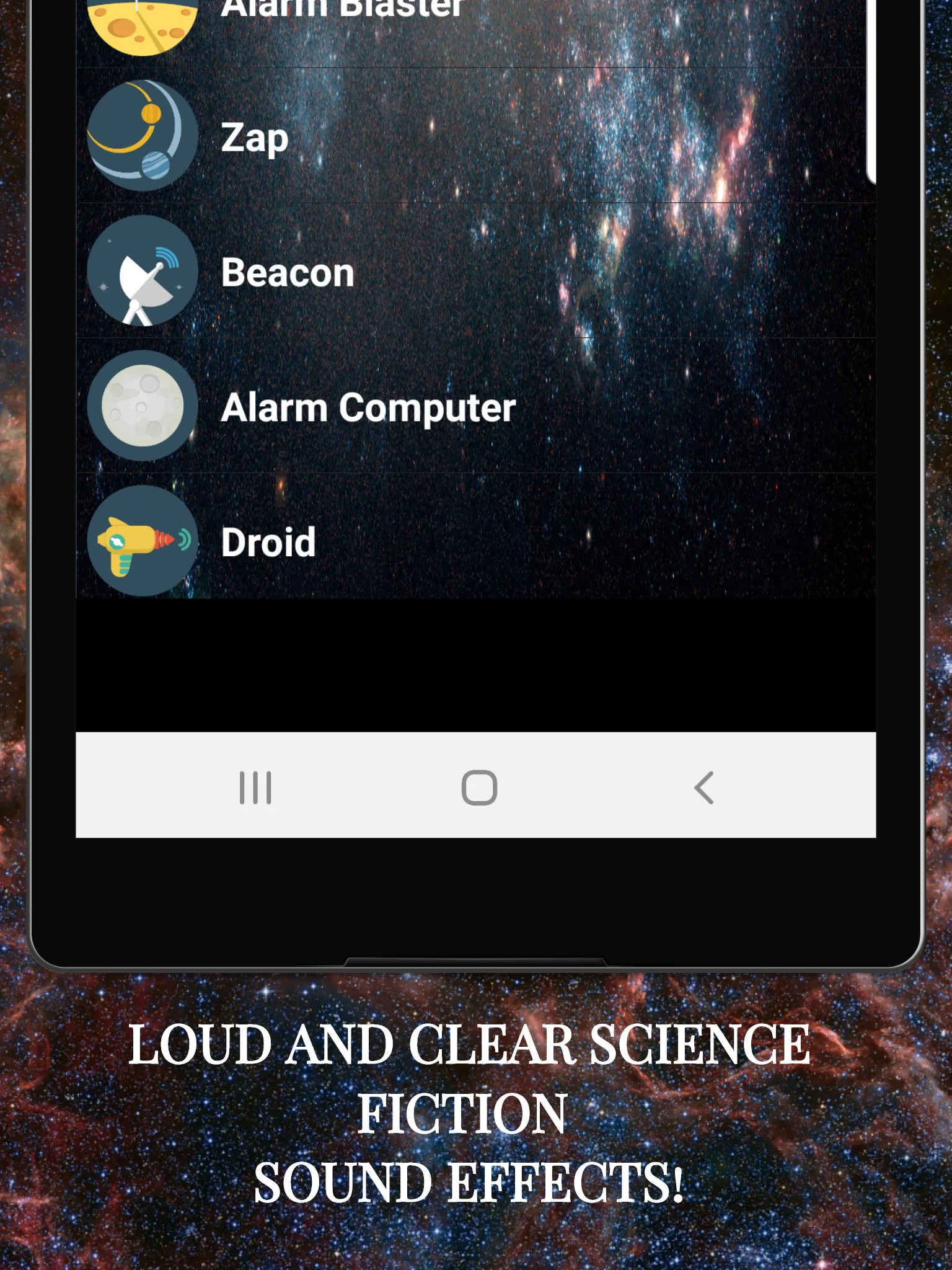 Sci Fi Ringtones | Indus Appstore | Screenshot