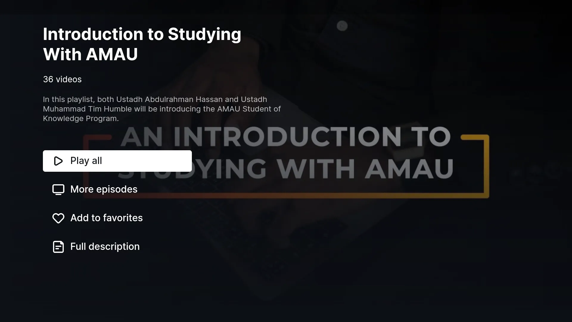 AMAU Academy | Indus Appstore | Screenshot