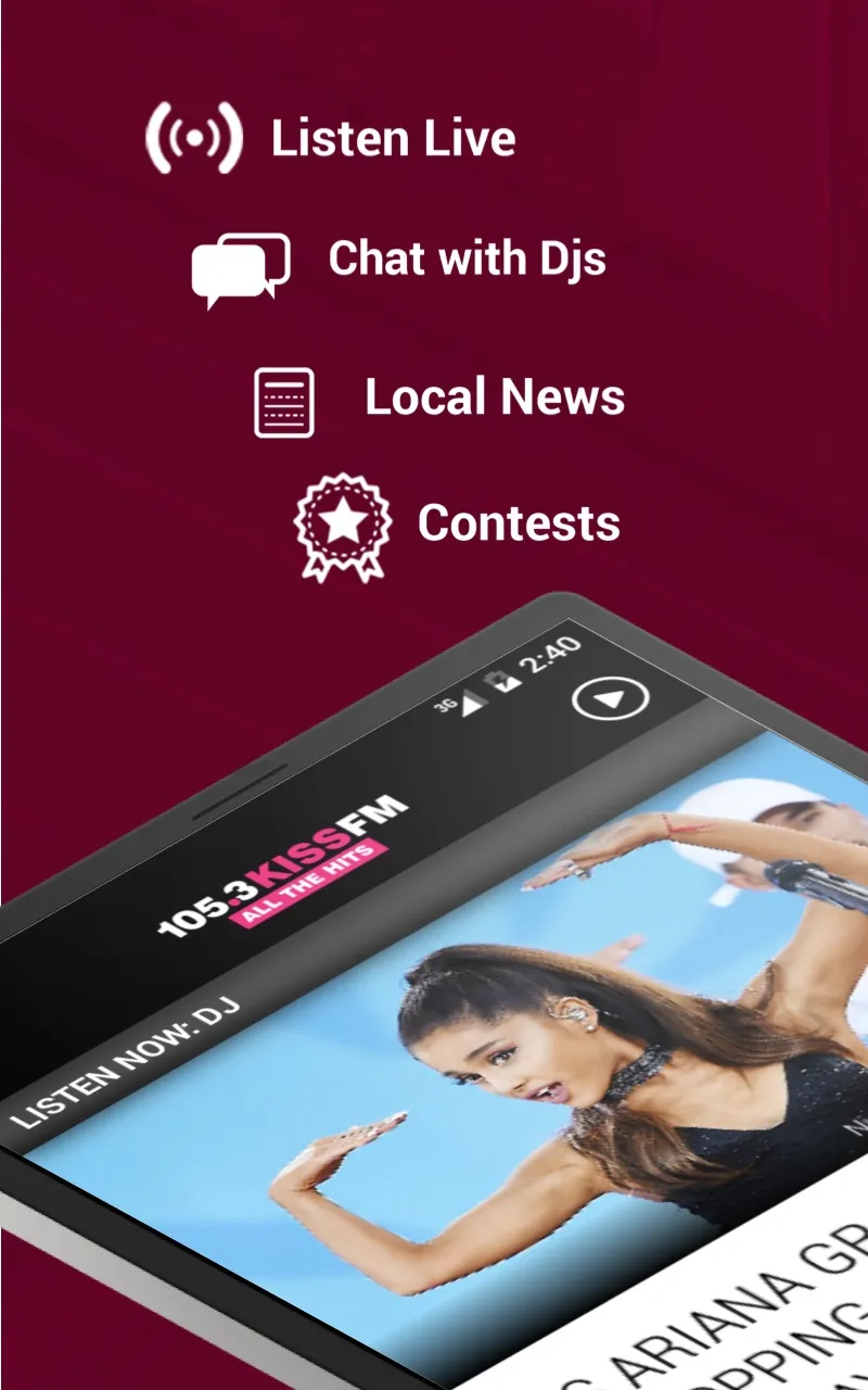 105.3 KISS FM - Tri-Cities | Indus Appstore | Screenshot