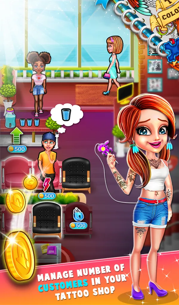 Tattoo Dash : Simulator Games | Indus Appstore | Screenshot