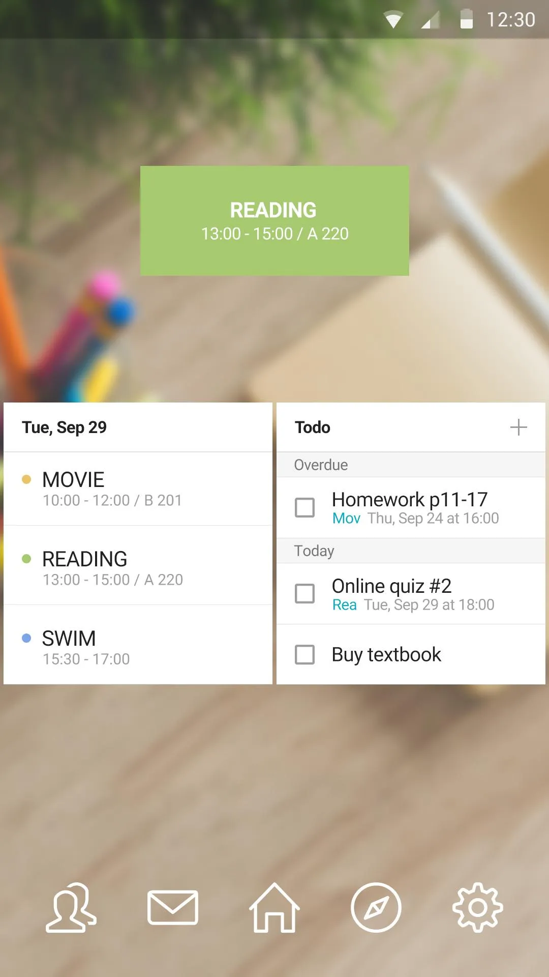 Timetable : Simple & Colorful | Indus Appstore | Screenshot