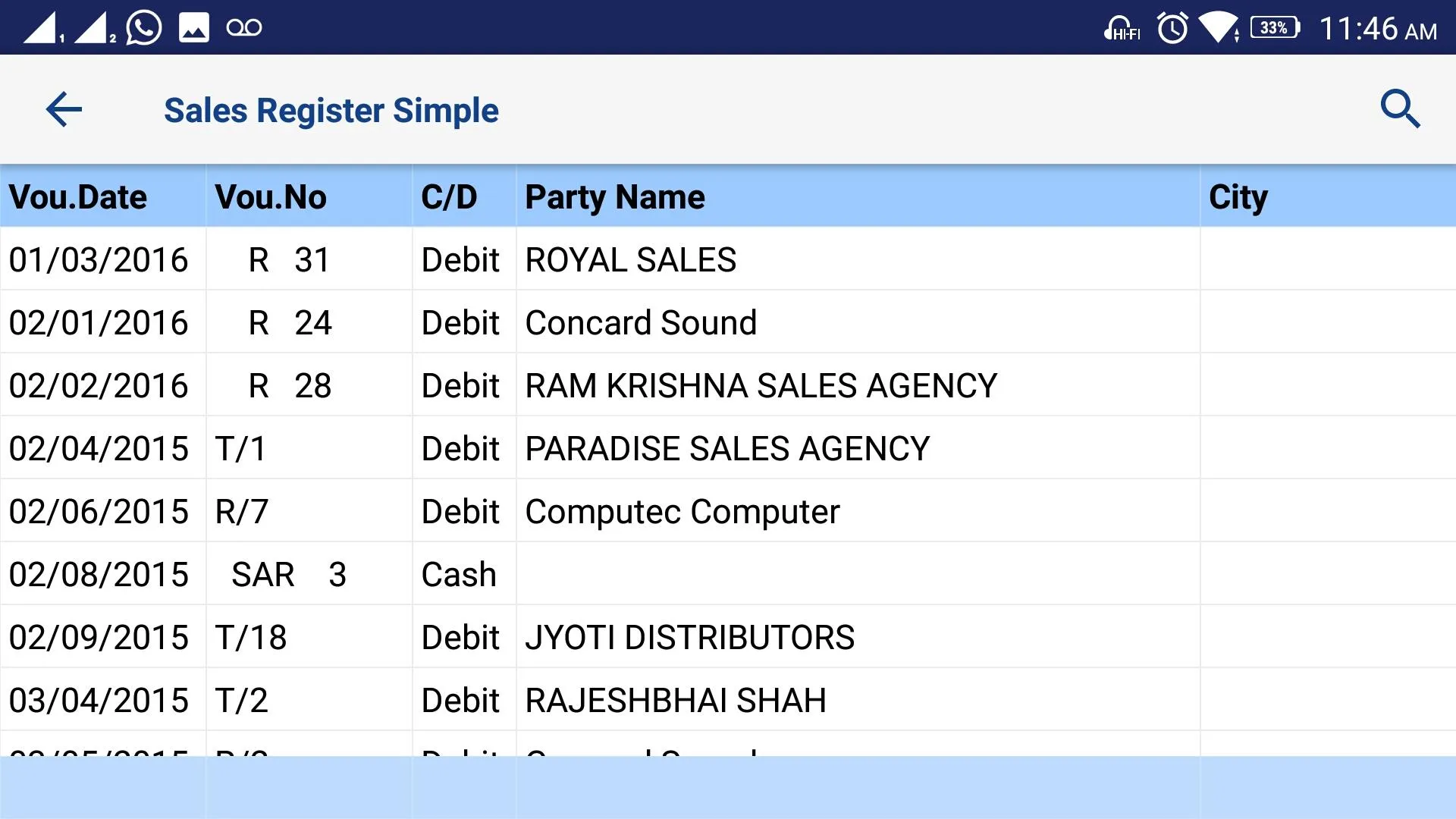 Full Customize Billing Report | Indus Appstore | Screenshot