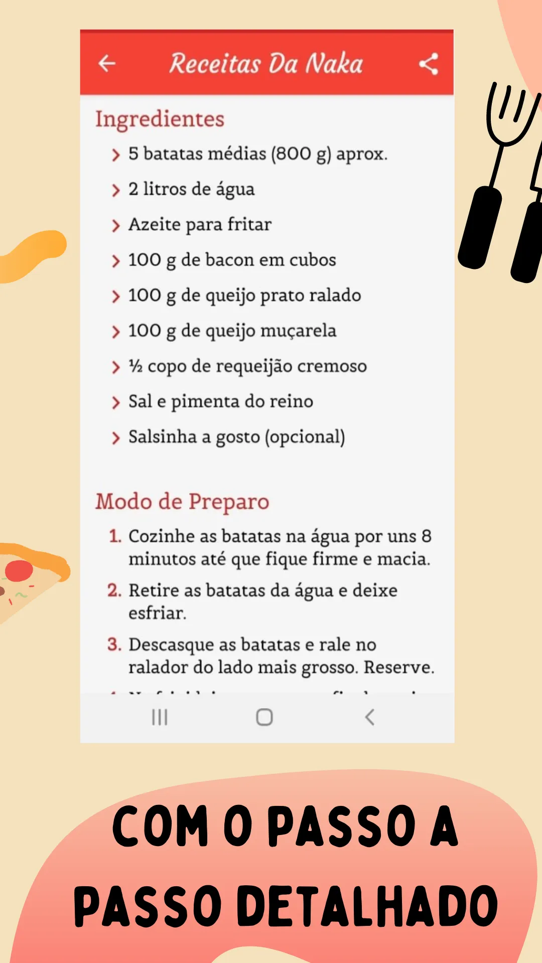 Receitas da Naka | Indus Appstore | Screenshot