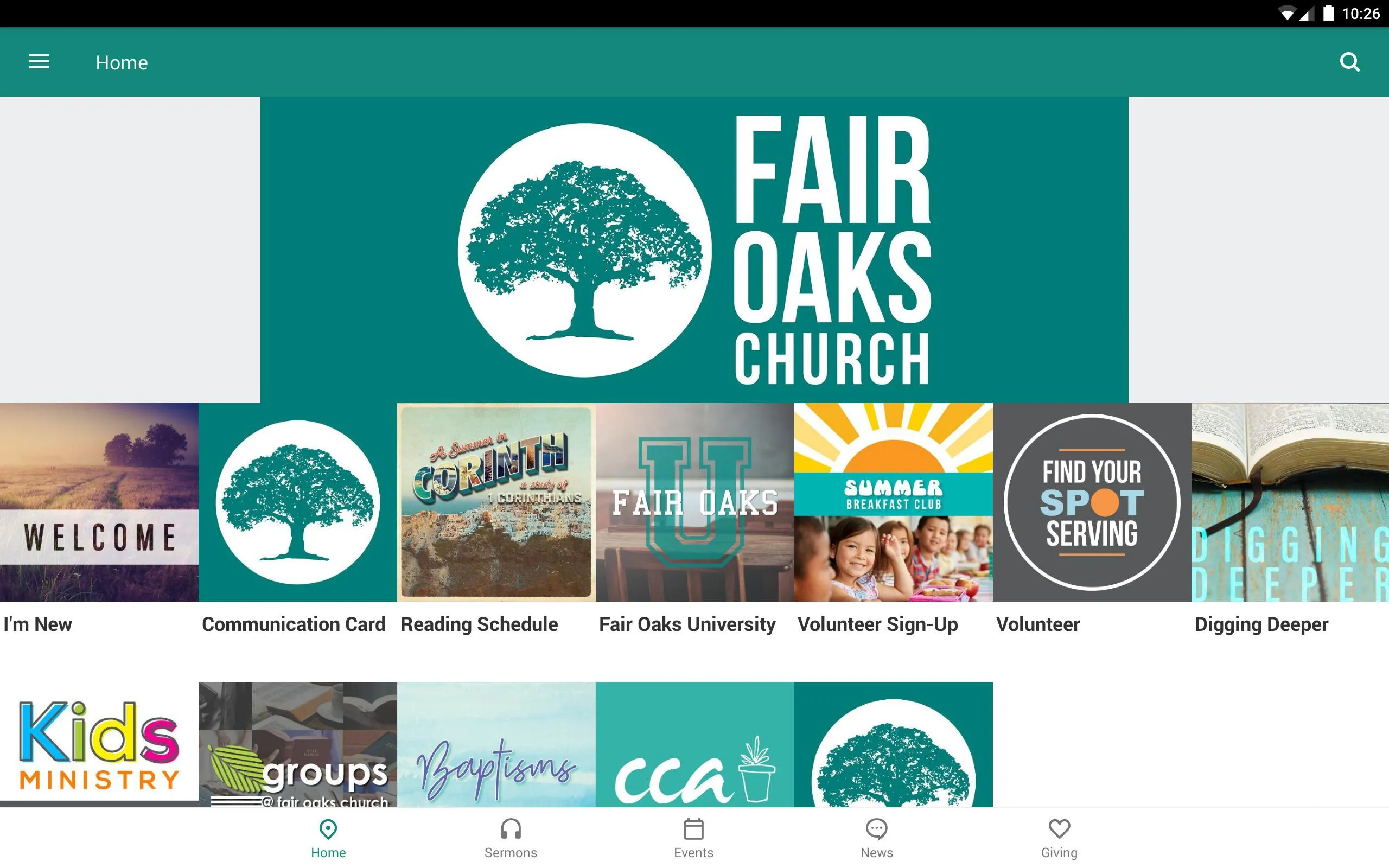 Fair Oaks Church App | Indus Appstore | Screenshot