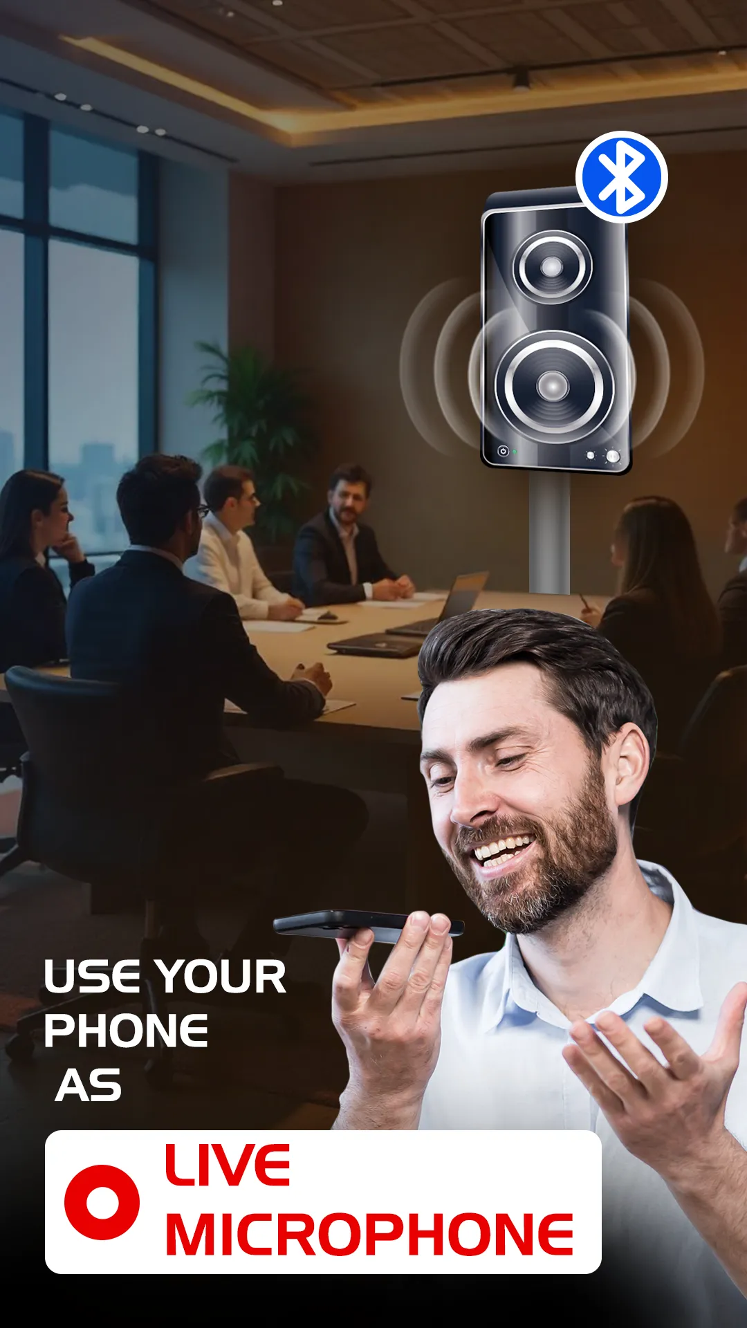 MobileMic To Bluetooth Speaker | Indus Appstore | Screenshot