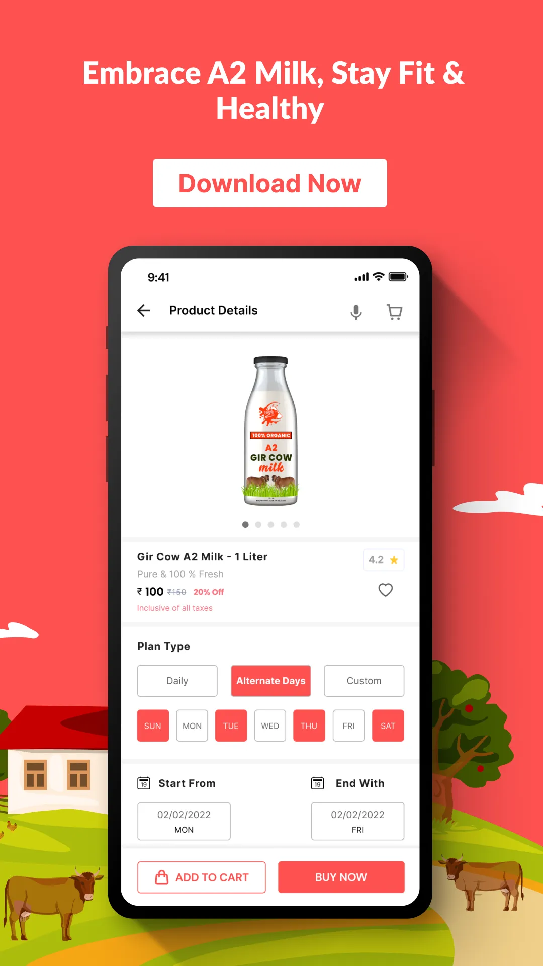 SwadeshiVIP - Organic A2 Milk | Indus Appstore | Screenshot