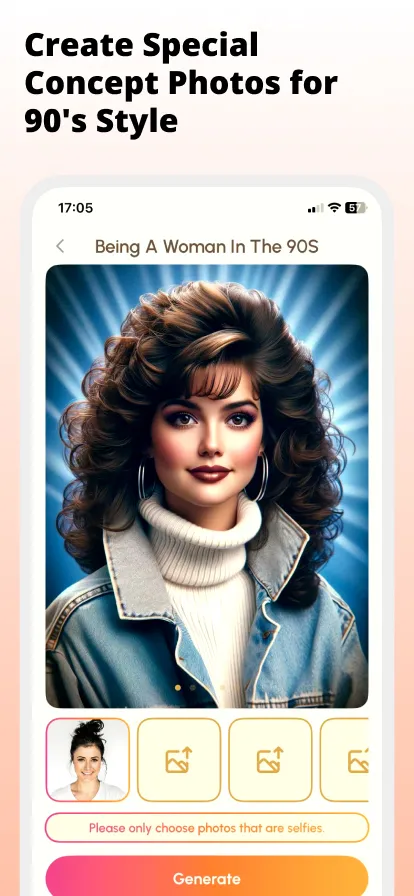 Vintage AI Photo Generator 90s | Indus Appstore | Screenshot