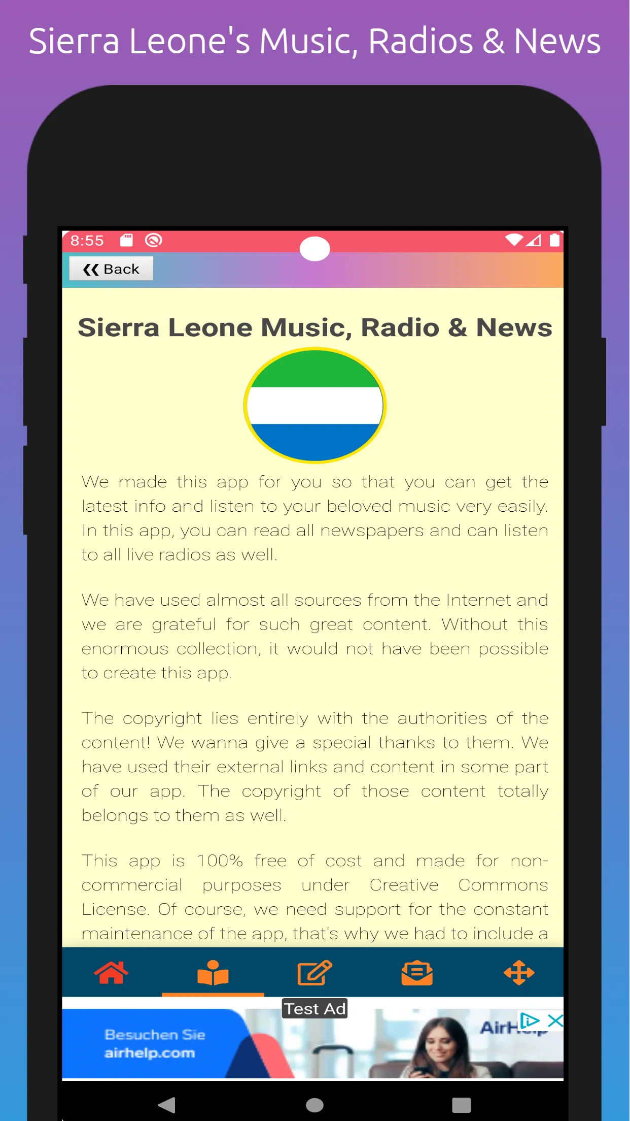 Sierra Leone's Music & Radios | Indus Appstore | Screenshot