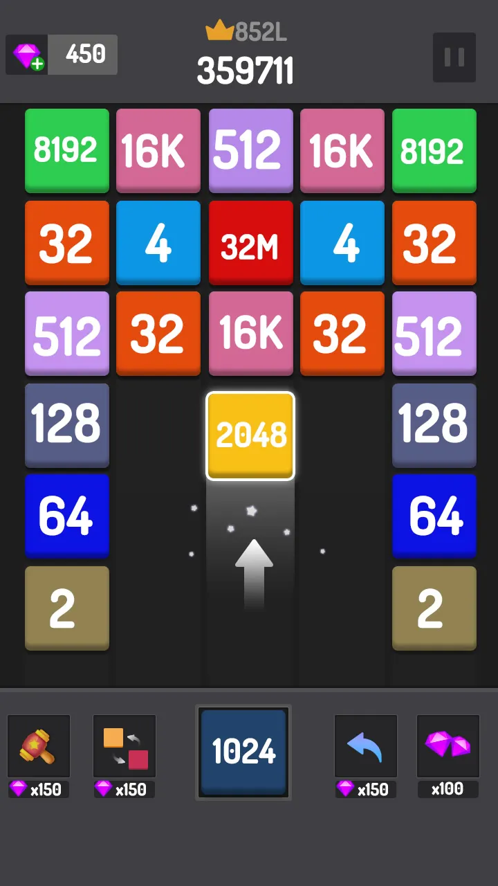 Number Games - 2048 Blocks | Indus Appstore | Screenshot