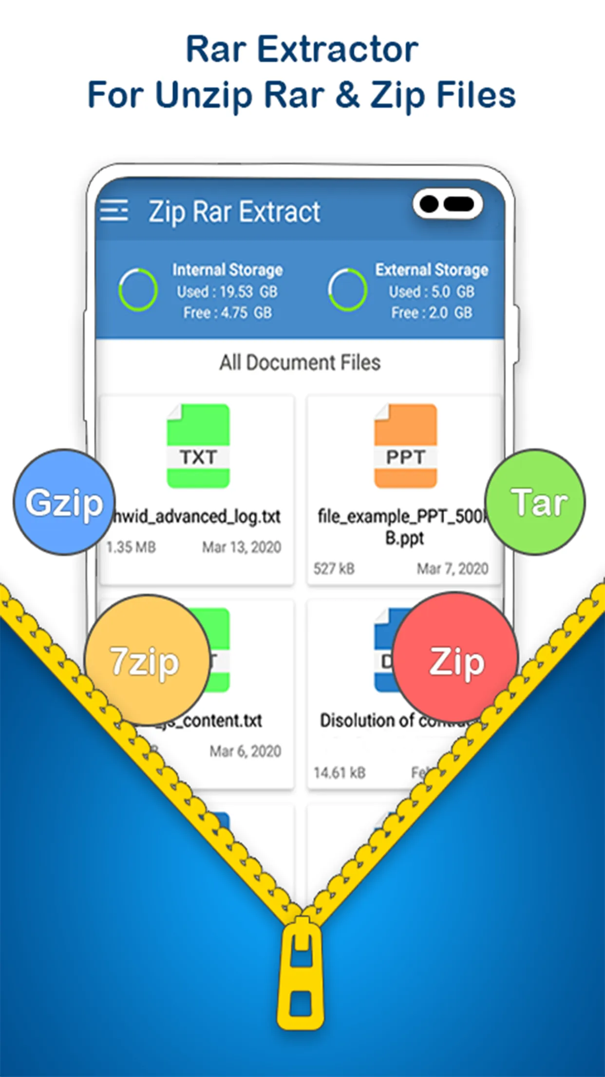 RAR Extractor: Zip, Unzip | Indus Appstore | Screenshot