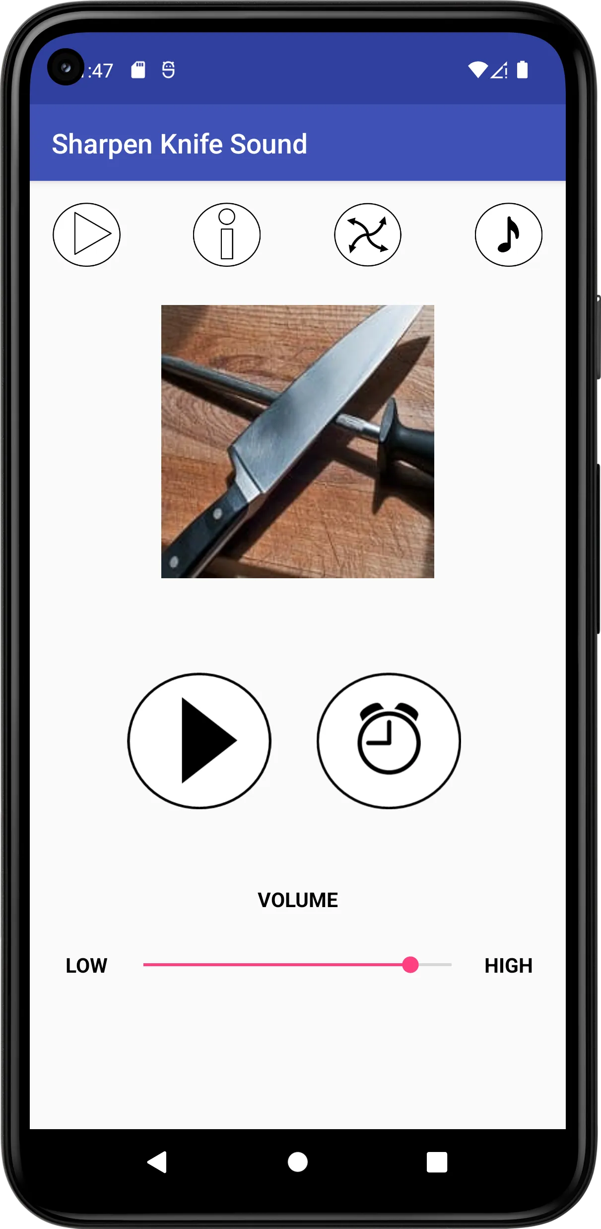 Sharpen Knife Sound | Indus Appstore | Screenshot