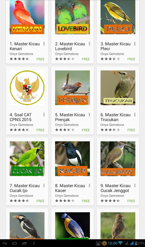 Master Kicau Cililin | Indus Appstore | Screenshot