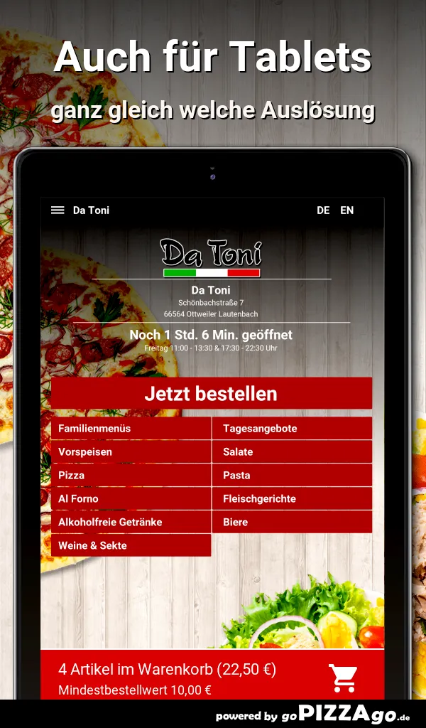 Da Toni Ottweiler Lautenbach | Indus Appstore | Screenshot