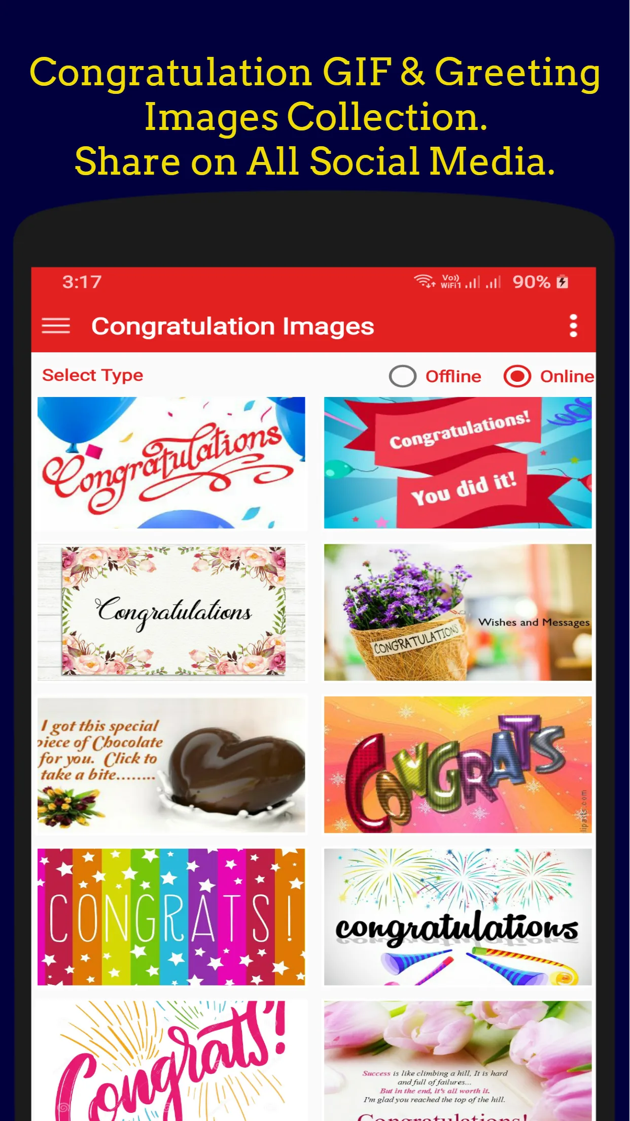 Congratulation GIF Collection | Indus Appstore | Screenshot