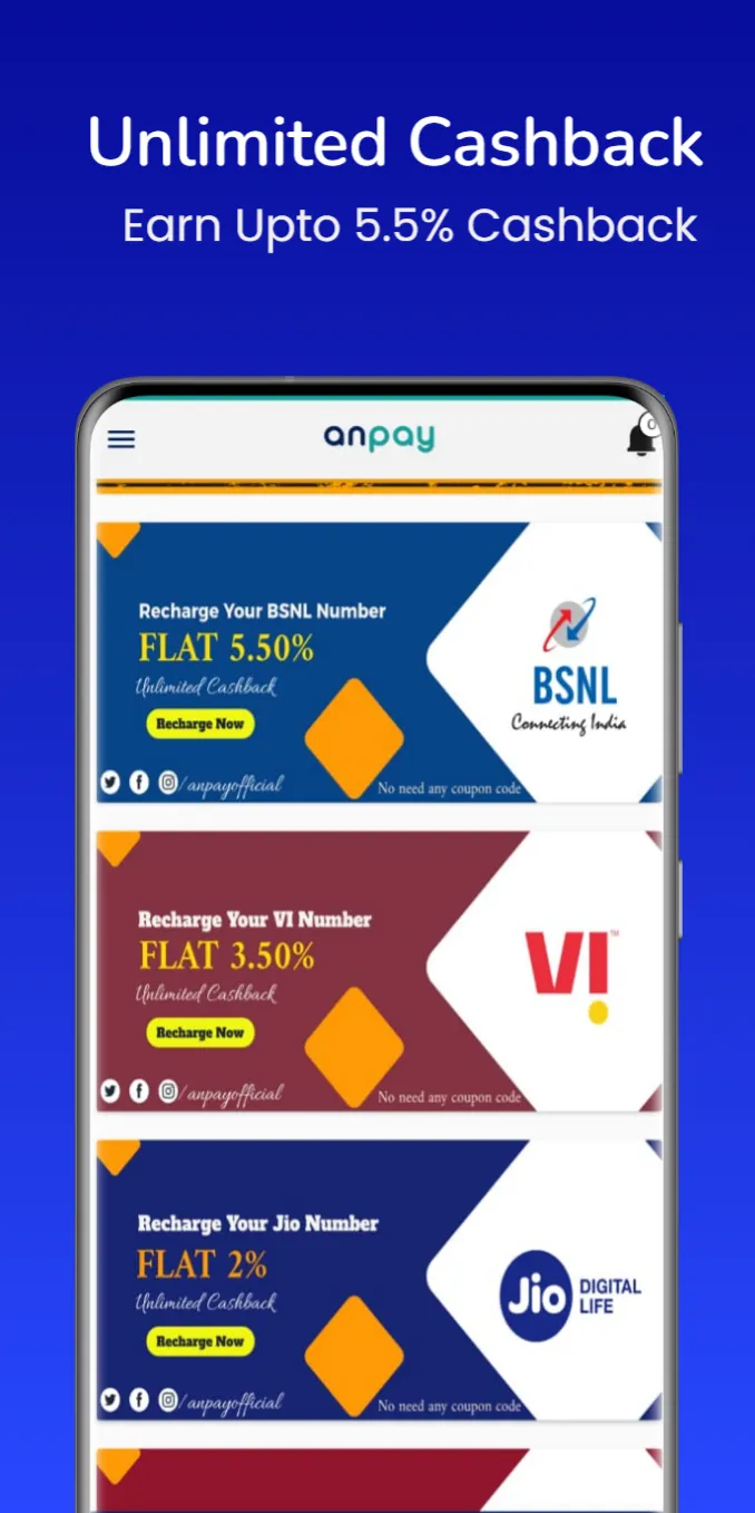 Anpay- Recharge, Bill Cashback | Indus Appstore | Screenshot