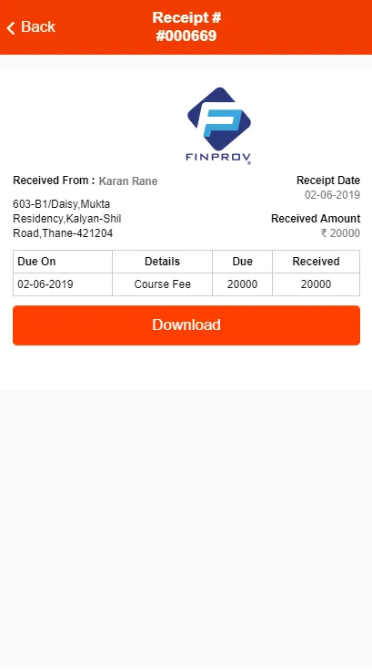 Finprov Student Connect | Indus Appstore | Screenshot