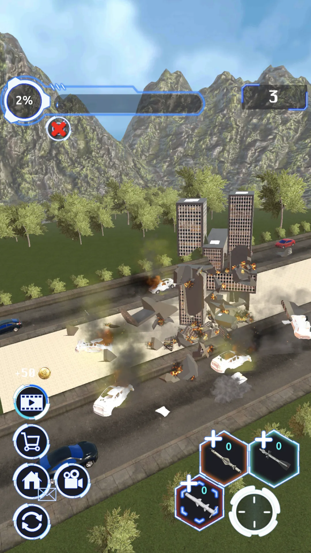 City Demolish: Rocket Smash! | Indus Appstore | Screenshot