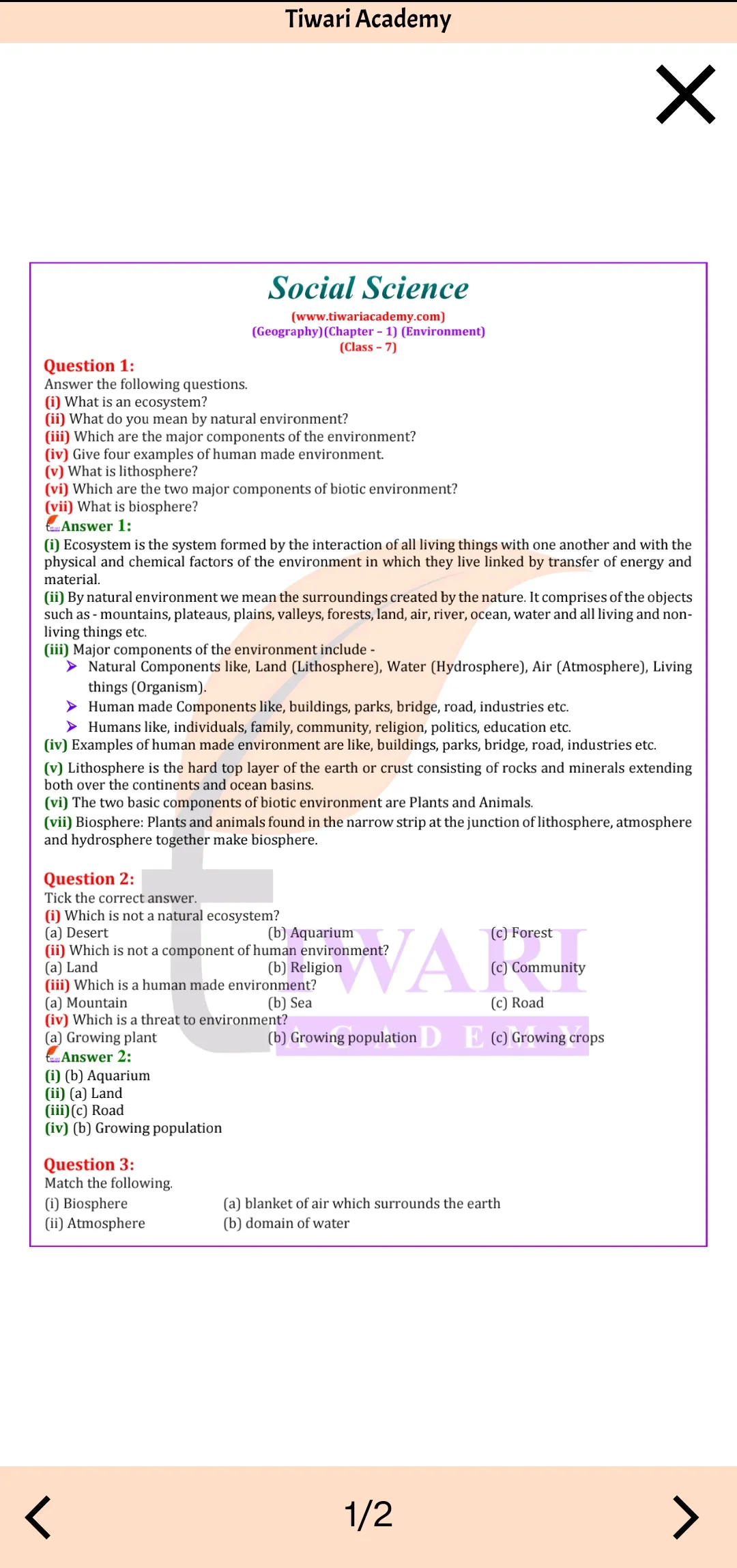 Class 7 Social Science 2023-24 | Indus Appstore | Screenshot