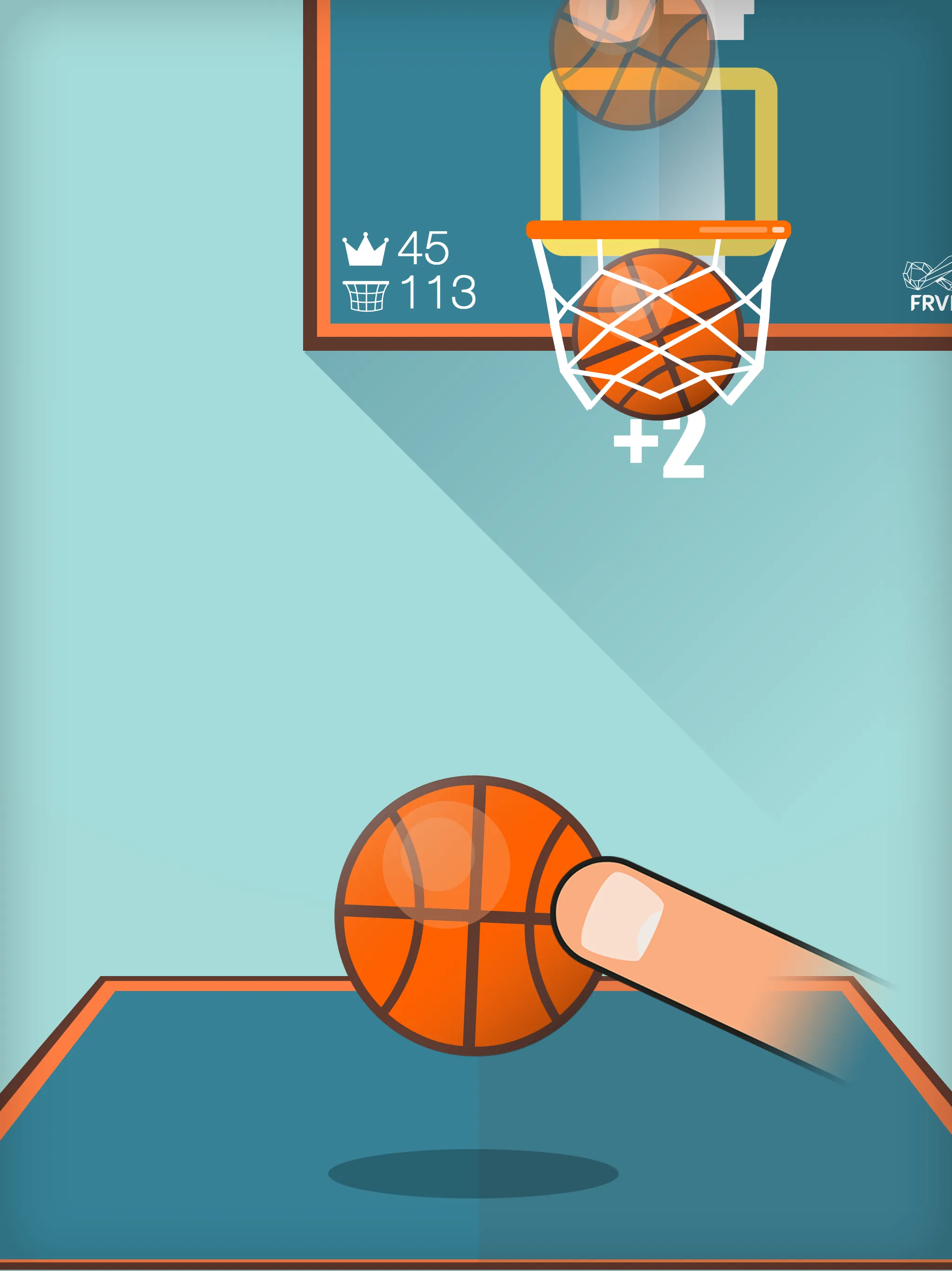 Basketball FRVR - Dunk Shoot | Indus Appstore | Screenshot