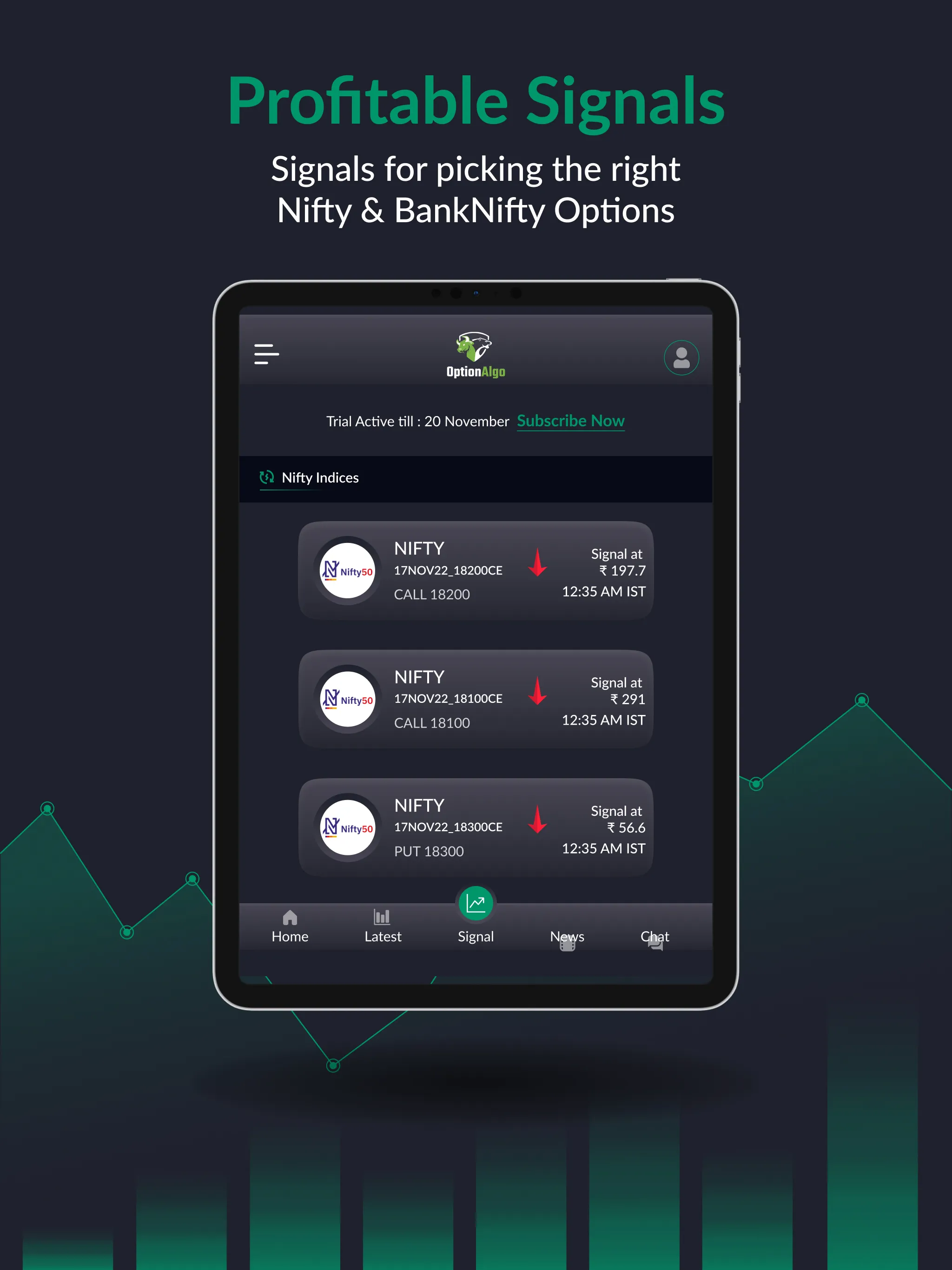 OptionAlgo Trading Signal NSE | Indus Appstore | Screenshot