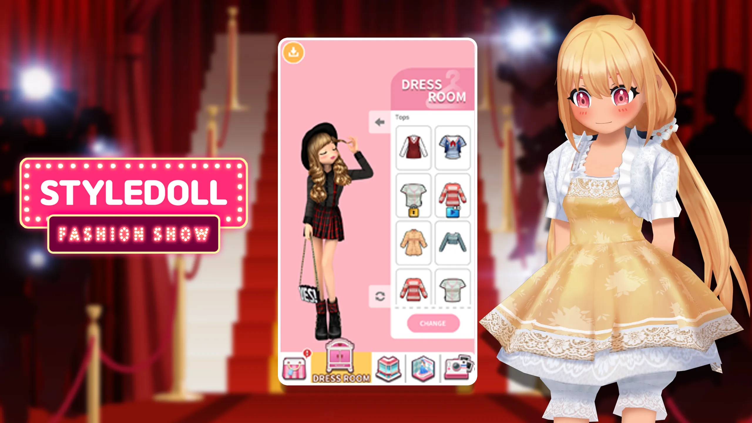 Girl-Styledoll Fashion Show | Indus Appstore | Screenshot