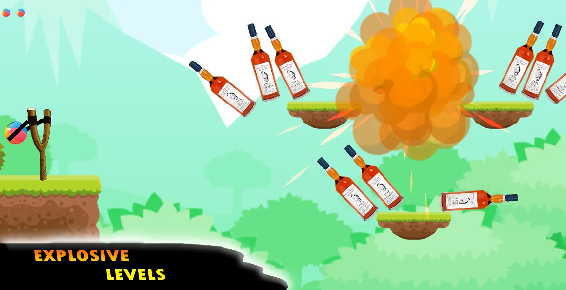 Knock Down Bottles :slingshot | Indus Appstore | Screenshot