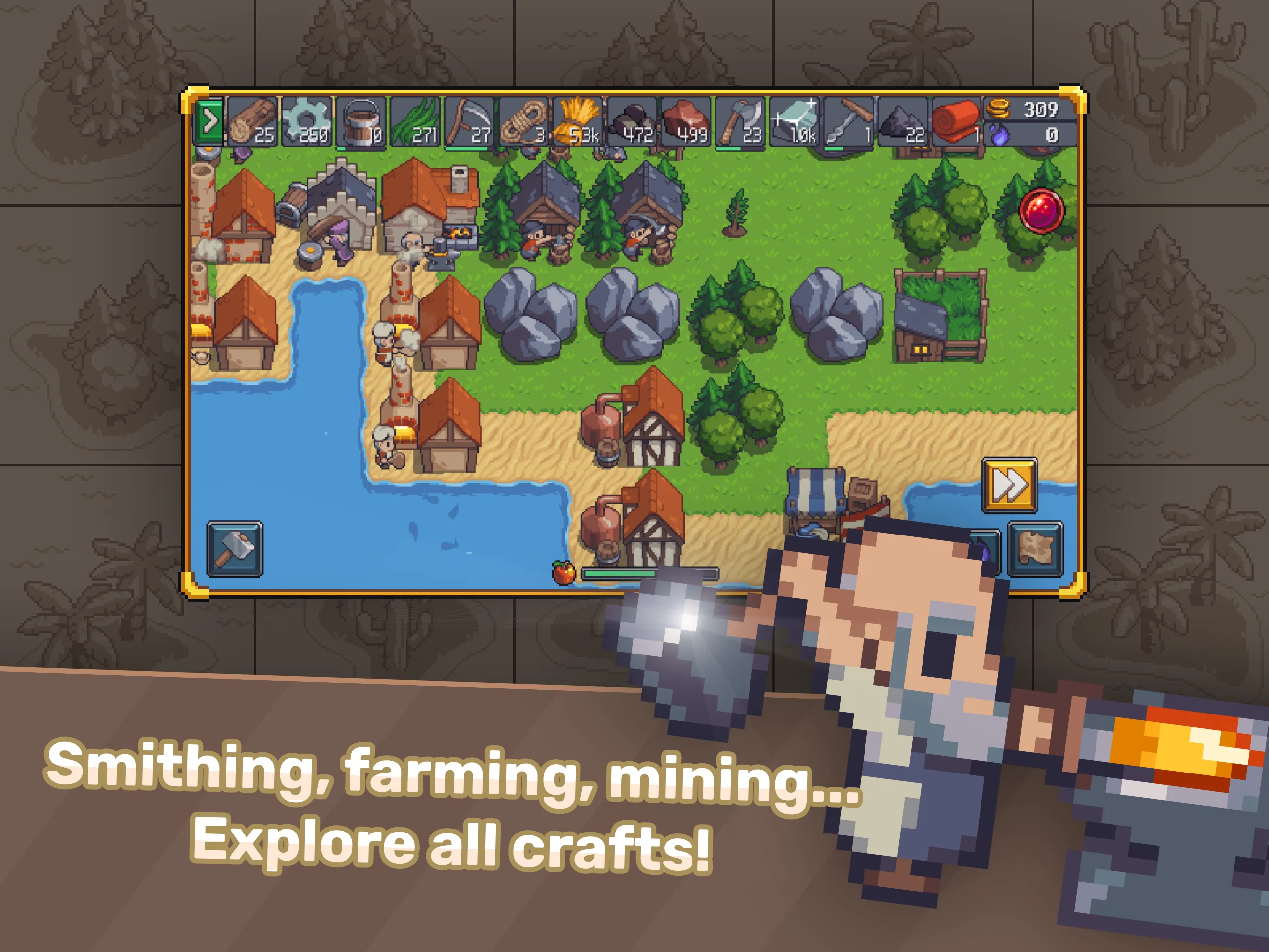 Tap Craft: Mine Survival Sim | Indus Appstore | Screenshot