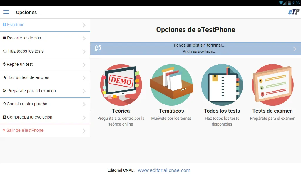 eTestPhone | Indus Appstore | Screenshot