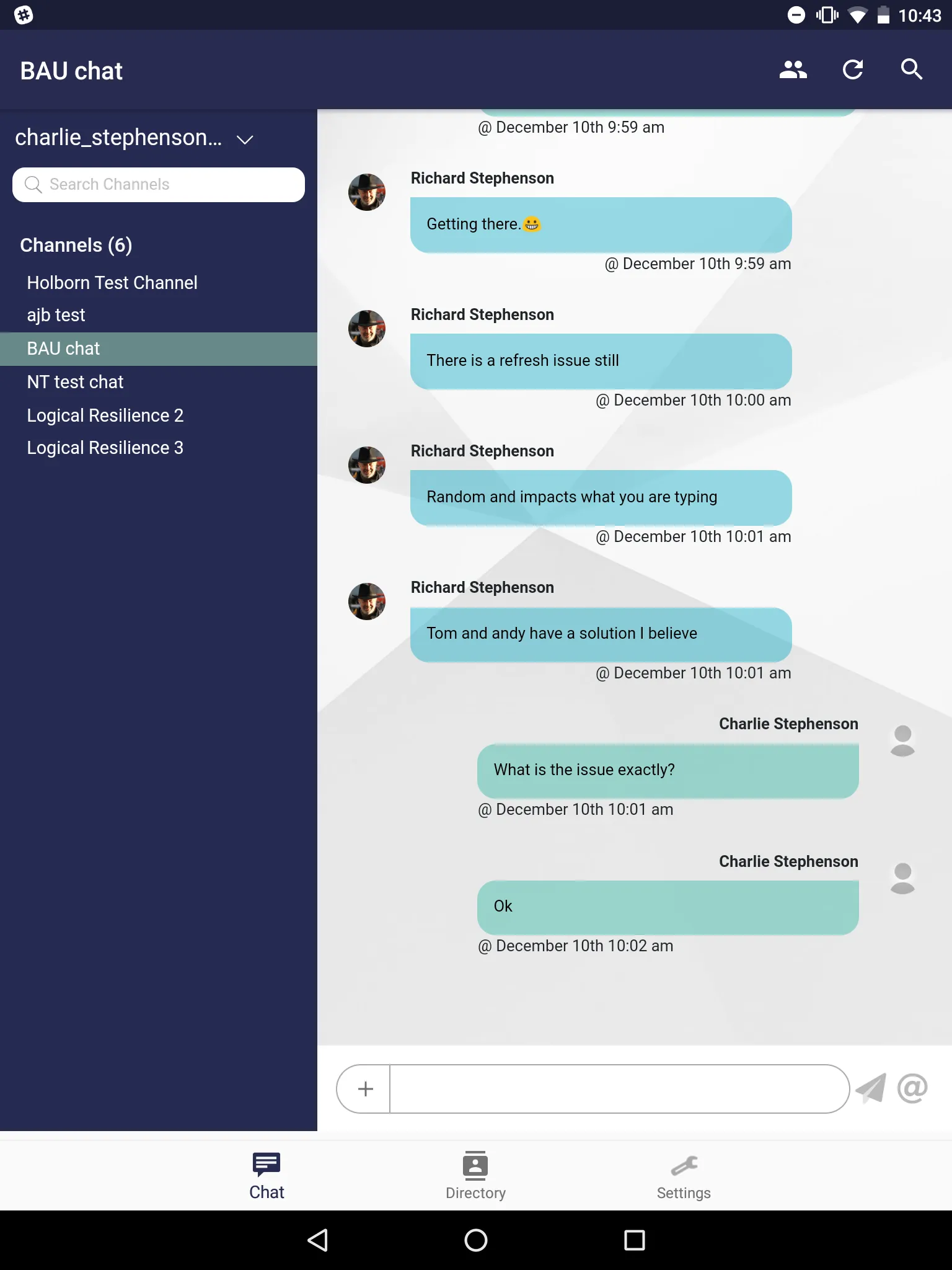 Sentinel Chat Channels | Indus Appstore | Screenshot