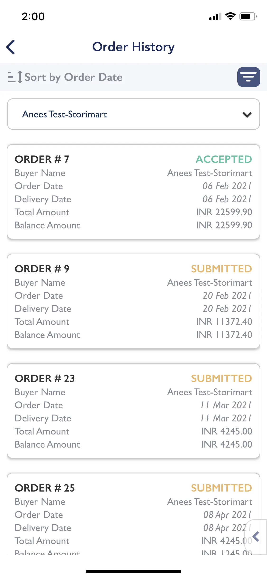 Storimart Salesman Ordering | Indus Appstore | Screenshot