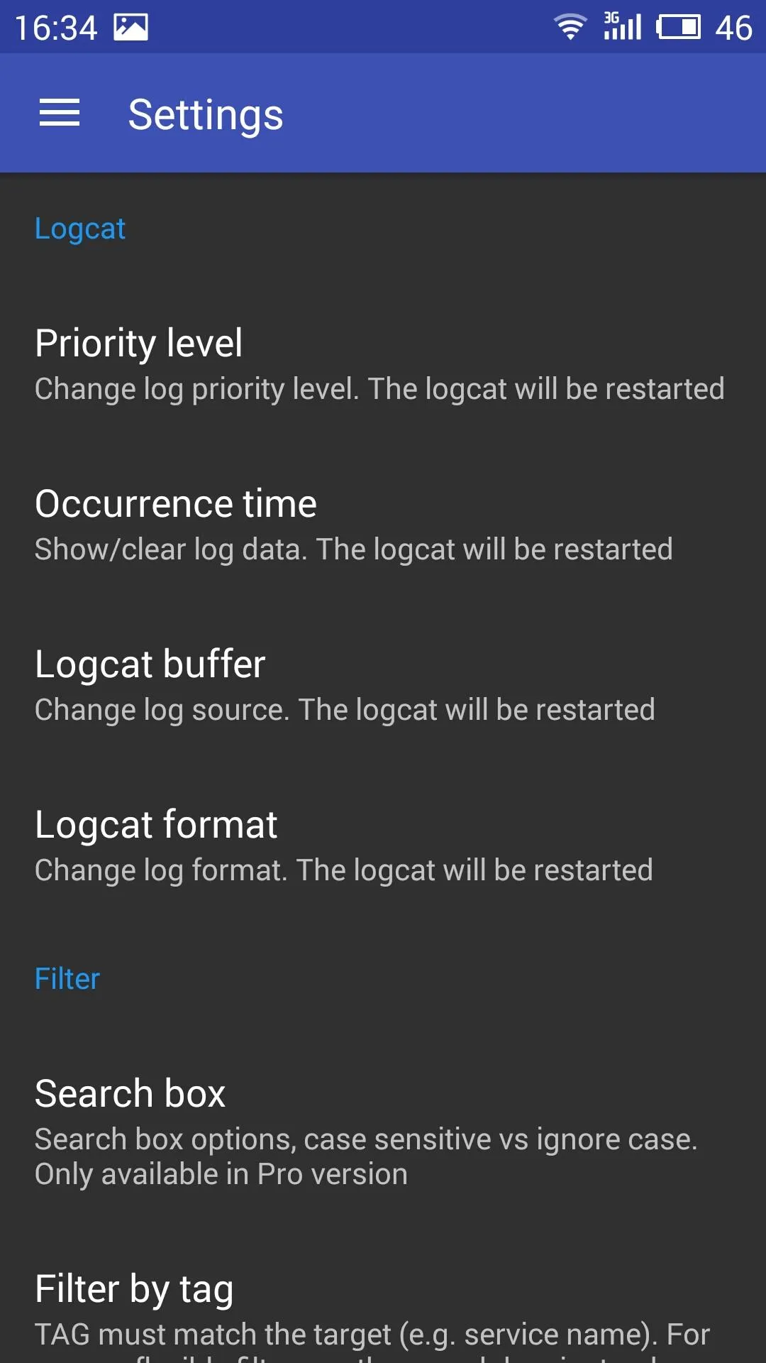 Logcat Extreme | Indus Appstore | Screenshot