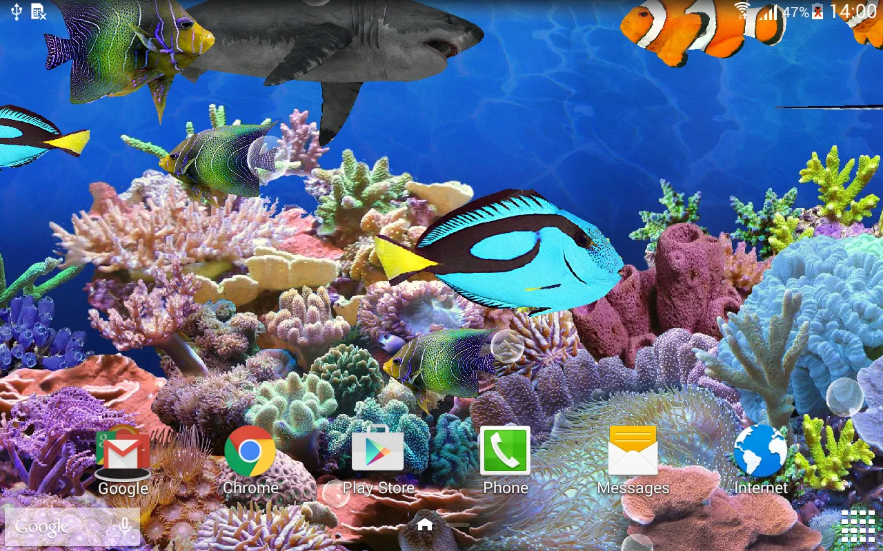 Aquarium Live Wallpaper HD | Indus Appstore | Screenshot