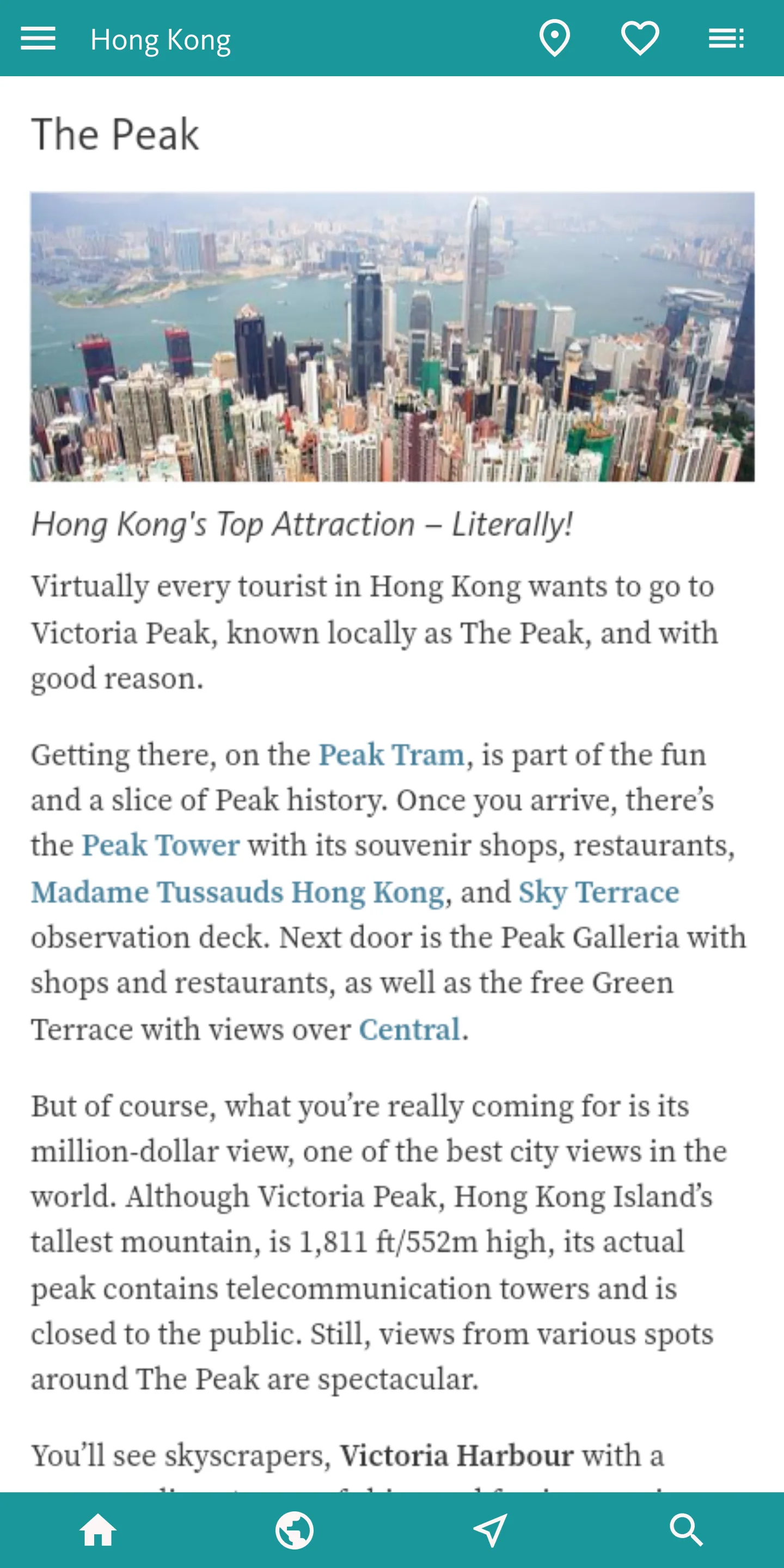 Hong Kong’s Best: Travel Guide | Indus Appstore | Screenshot