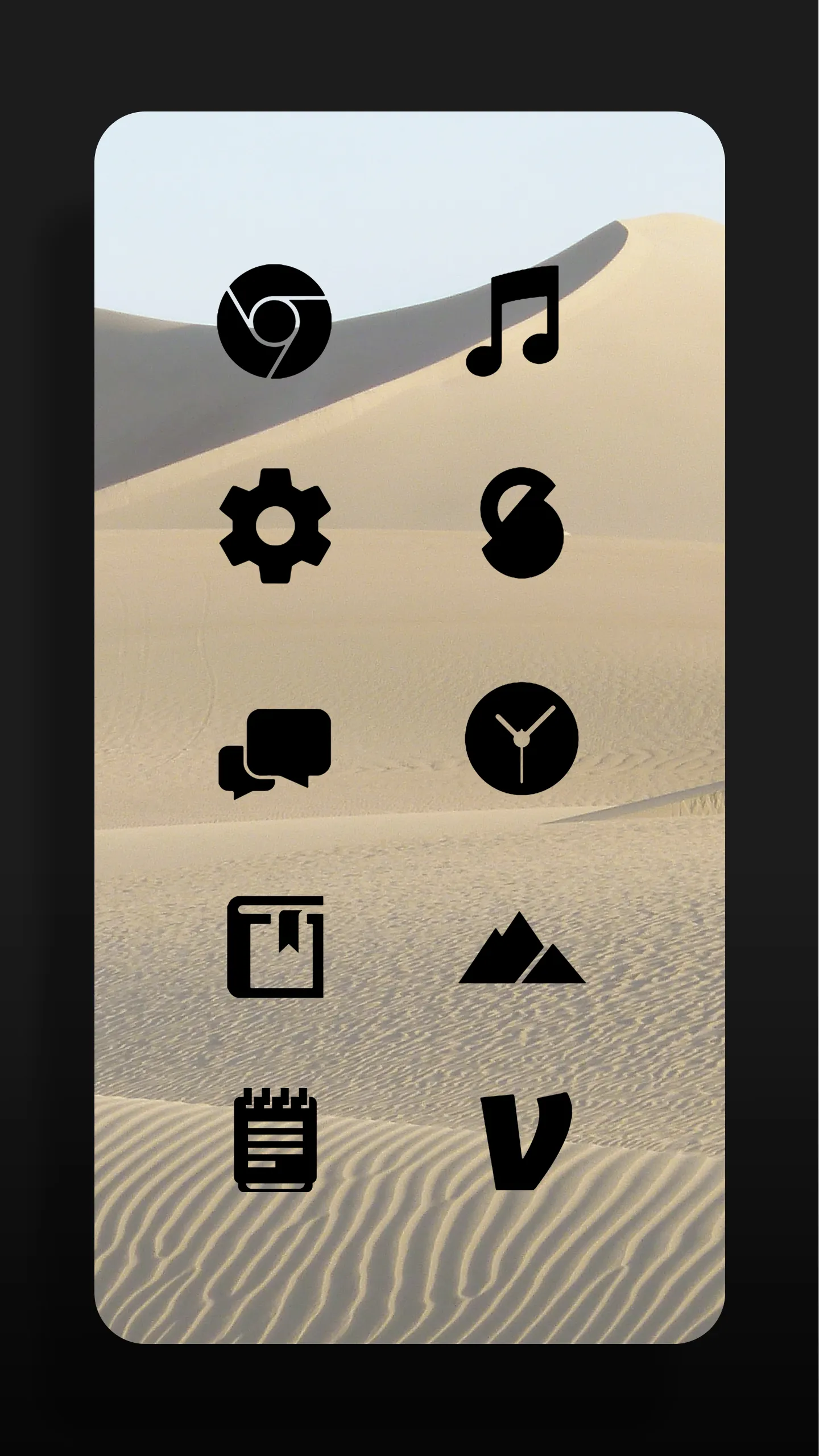 Flight Dark - Icon Pack | Indus Appstore | Screenshot