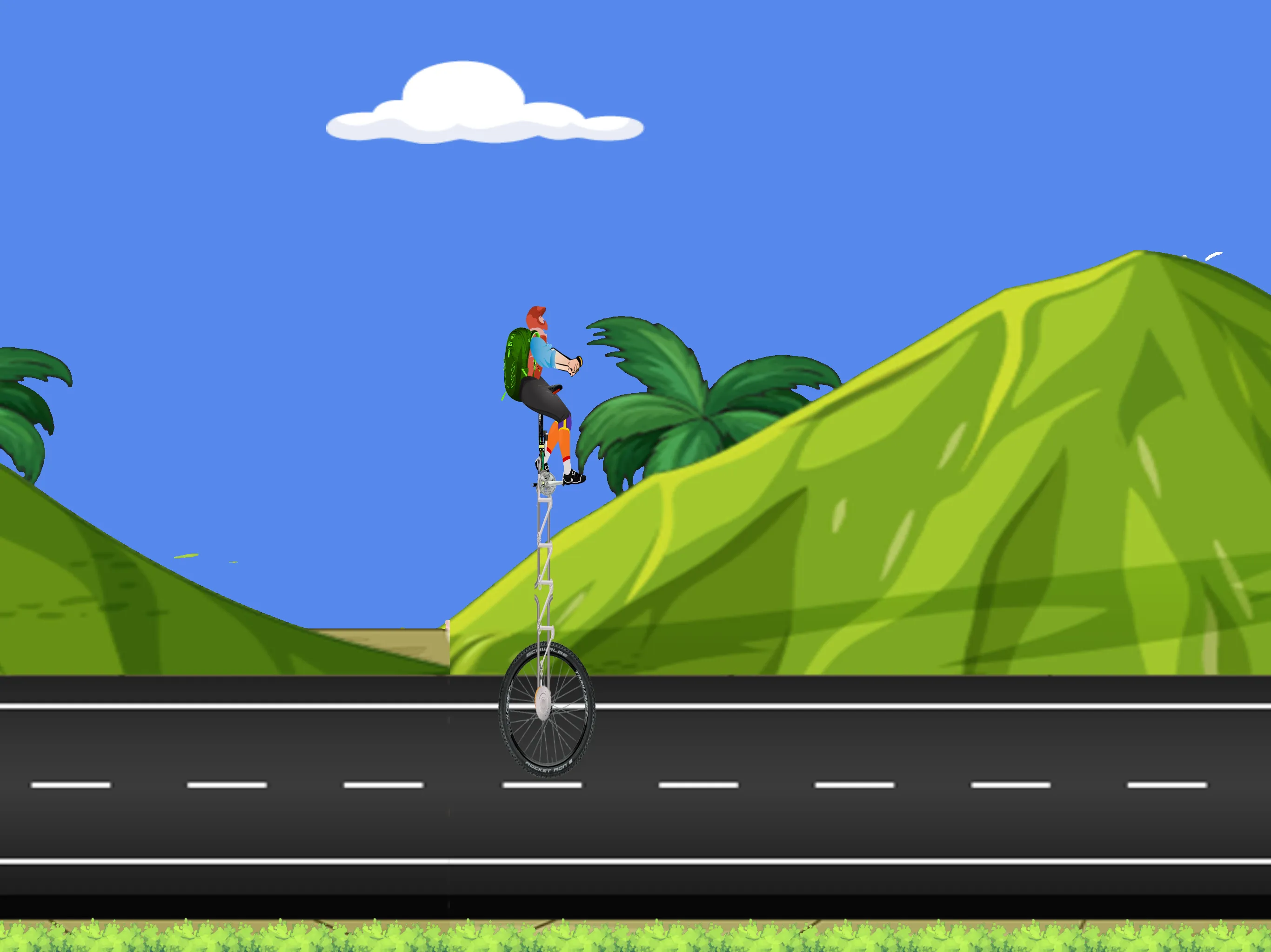 SuperTall Unicycle | Indus Appstore | Screenshot