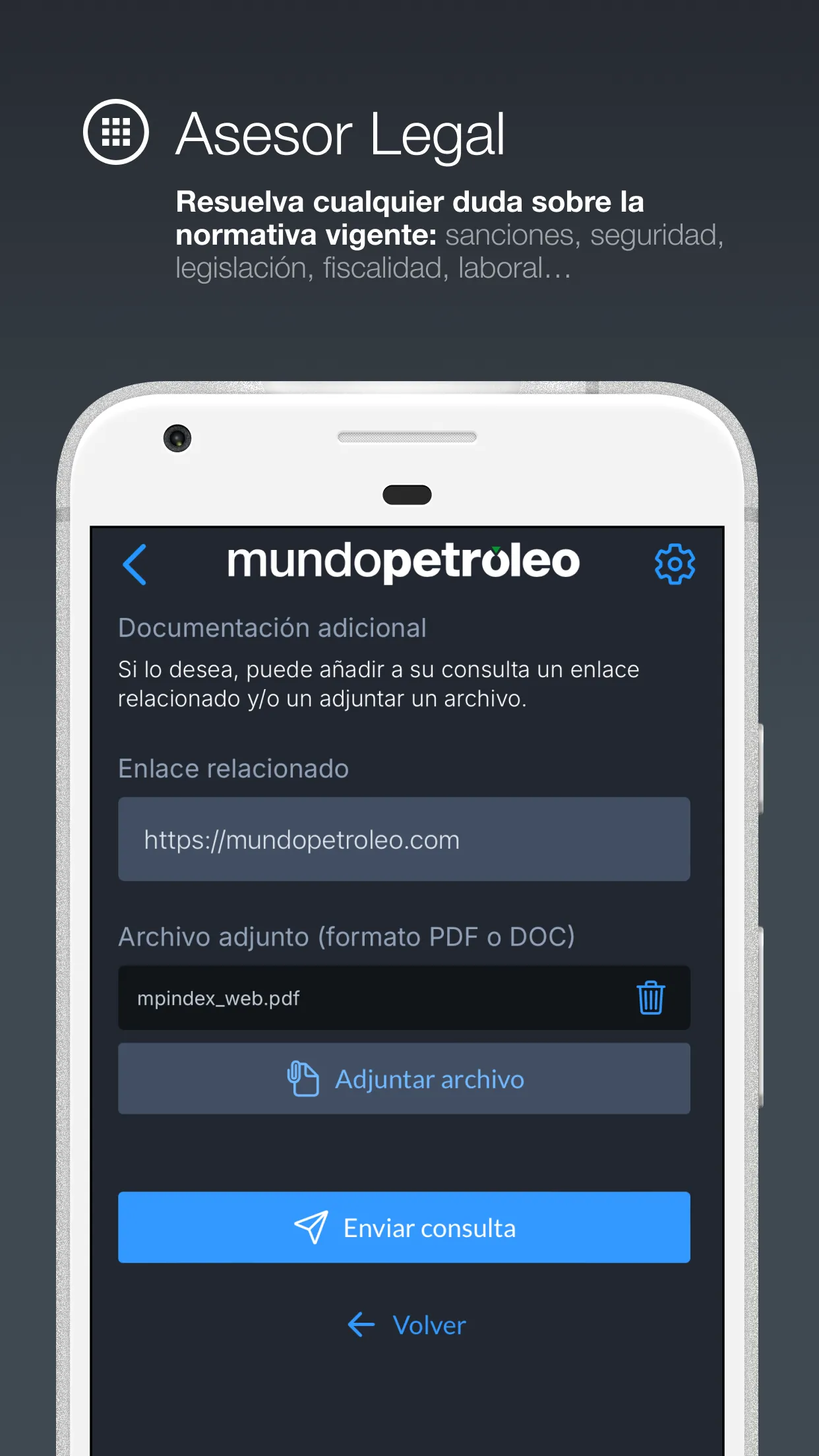 Mundopetroleo: mercado gasóleo | Indus Appstore | Screenshot