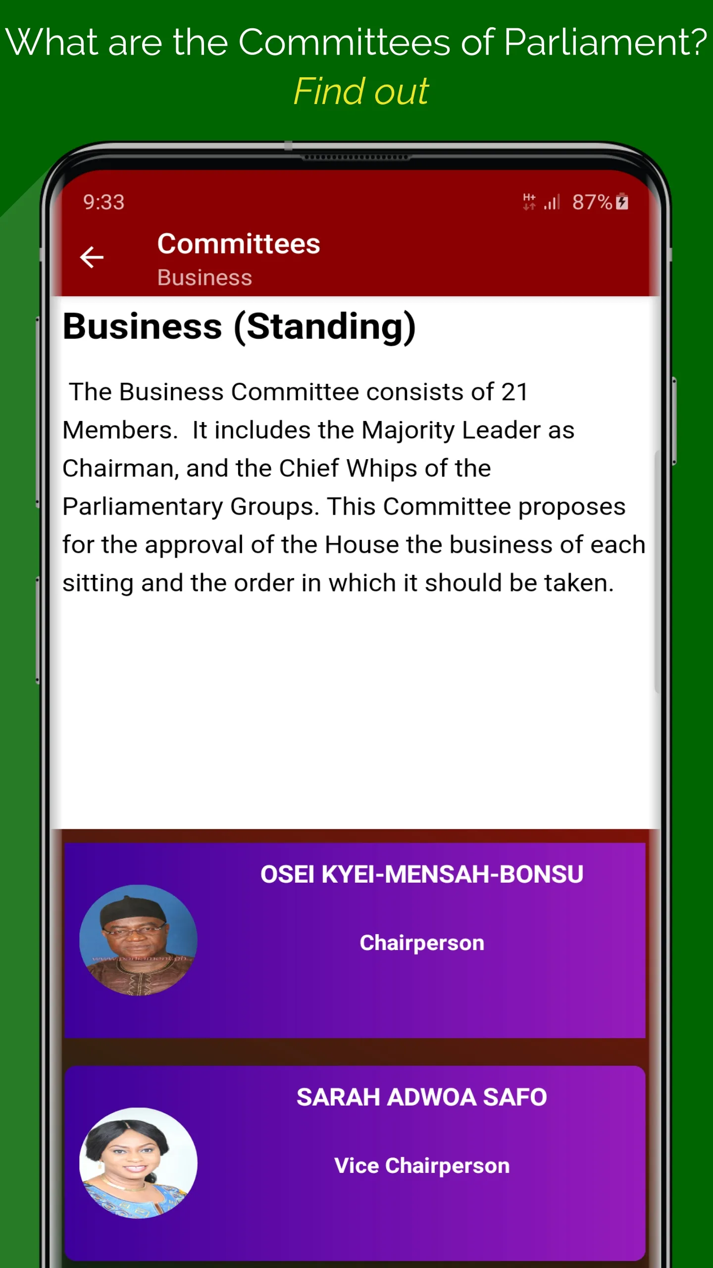 Parliamentary Watch | Indus Appstore | Screenshot