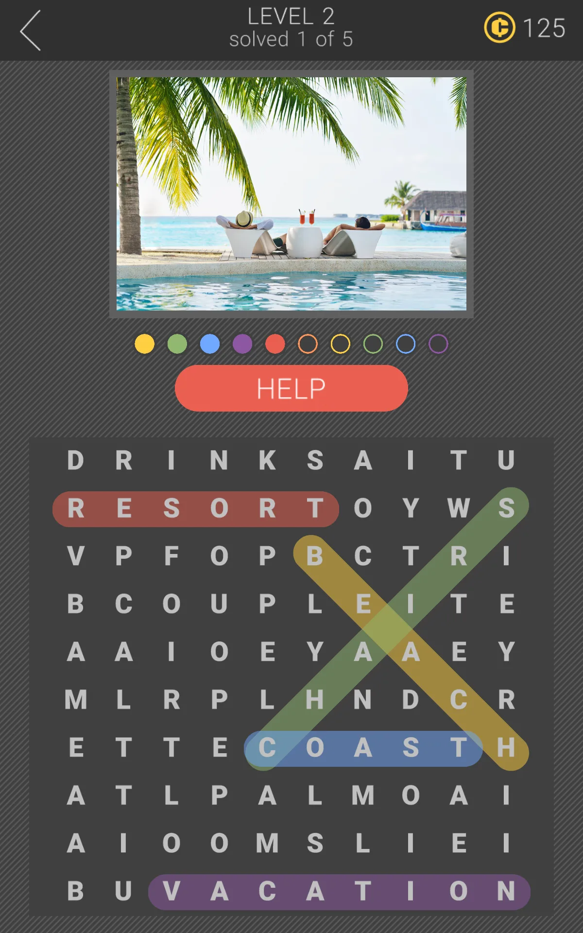 10x10 Word Search | Indus Appstore | Screenshot