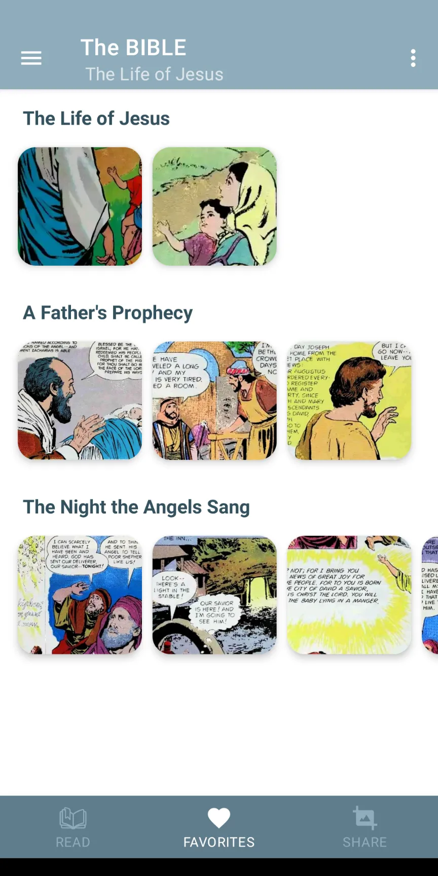 The Bible in pictures | Indus Appstore | Screenshot