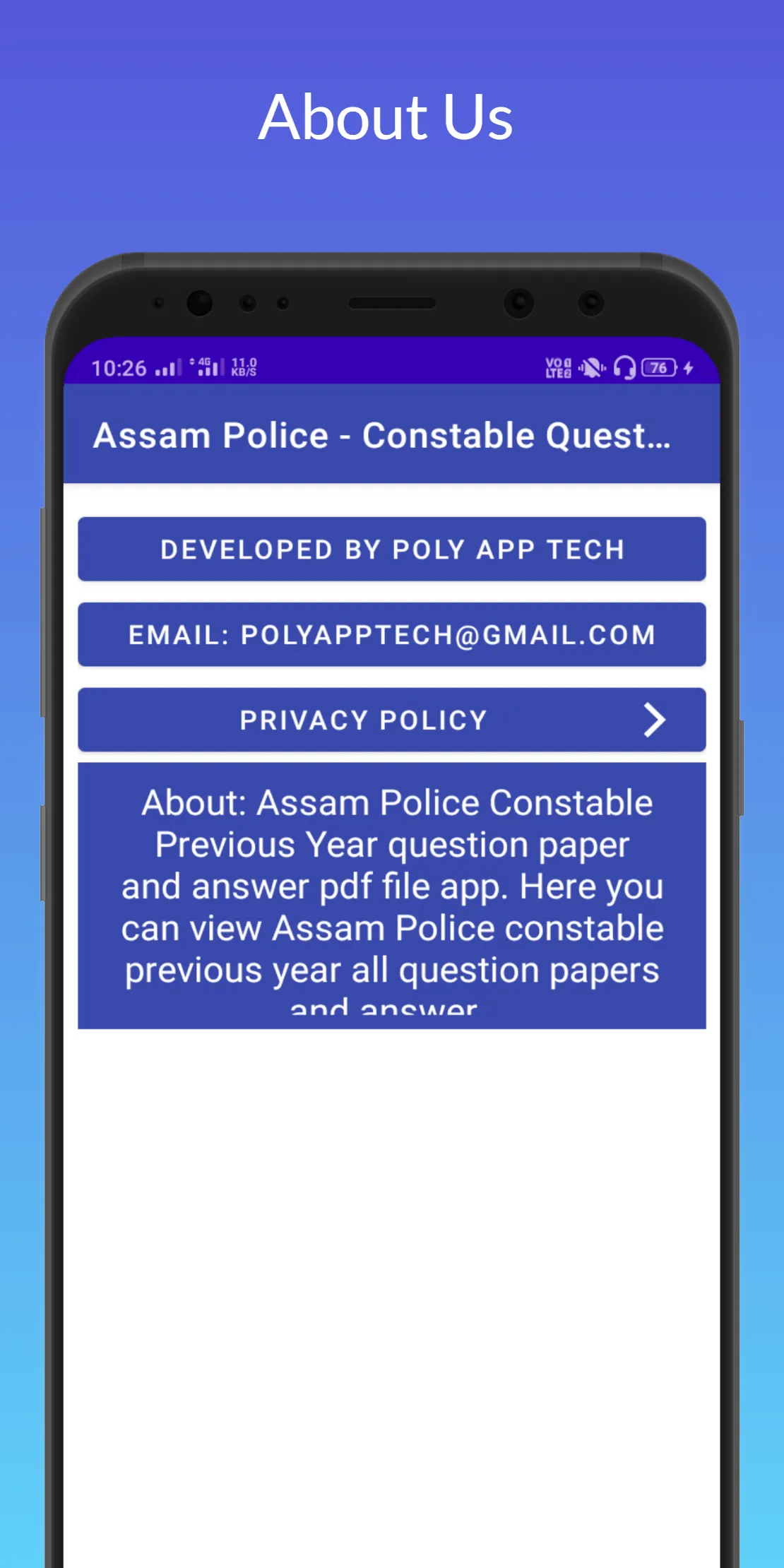 Assam Police Exam Question Ans | Indus Appstore | Screenshot