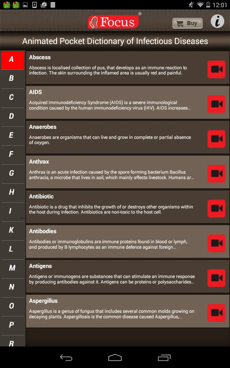 Infectious Diseases - Dict. | Indus Appstore | Screenshot