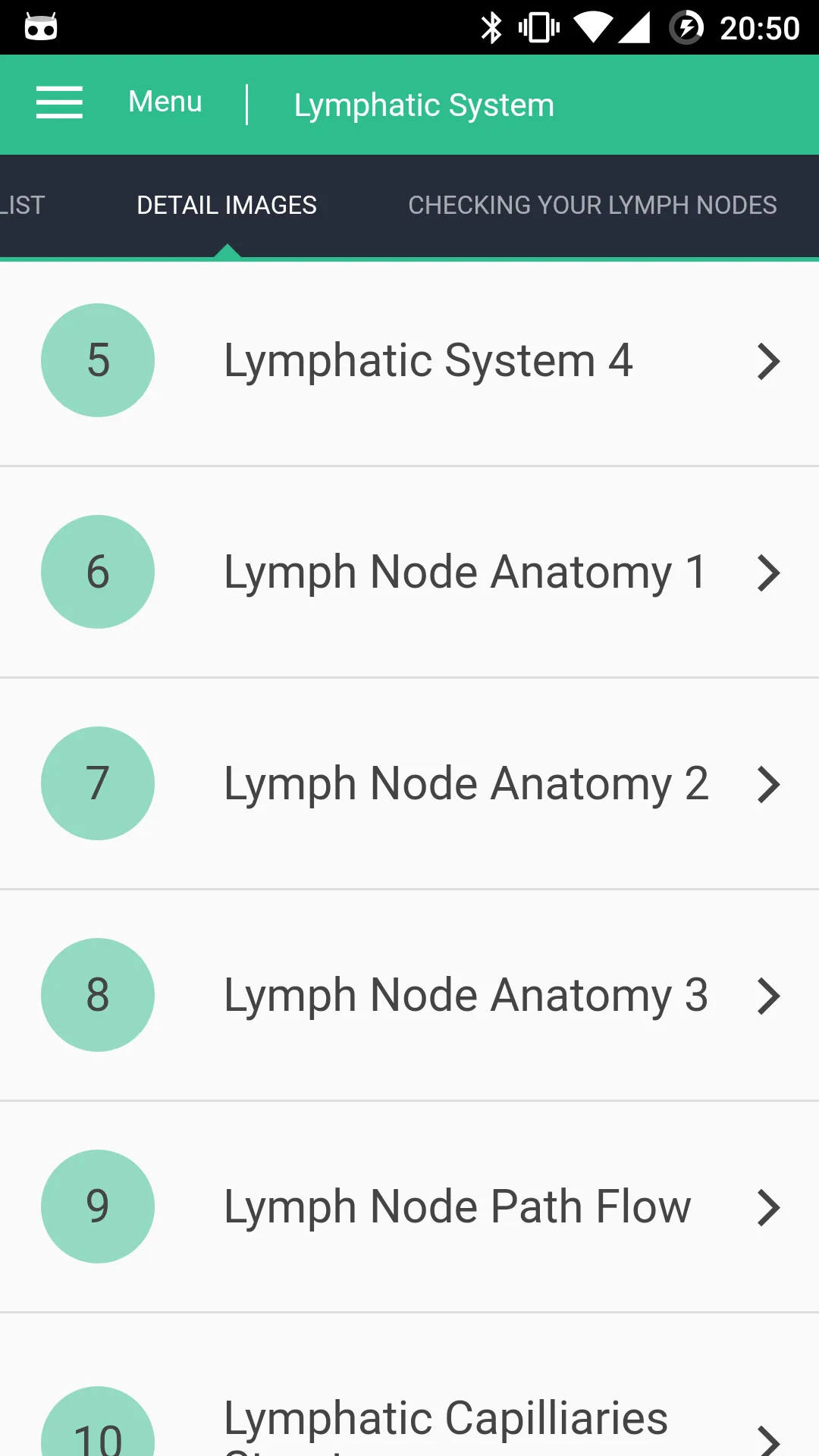 Lymphatic System Reference | Indus Appstore | Screenshot