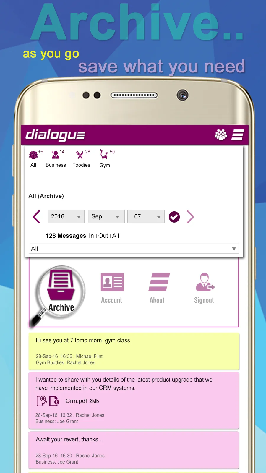 Dialogue Messaging, File Shari | Indus Appstore | Screenshot