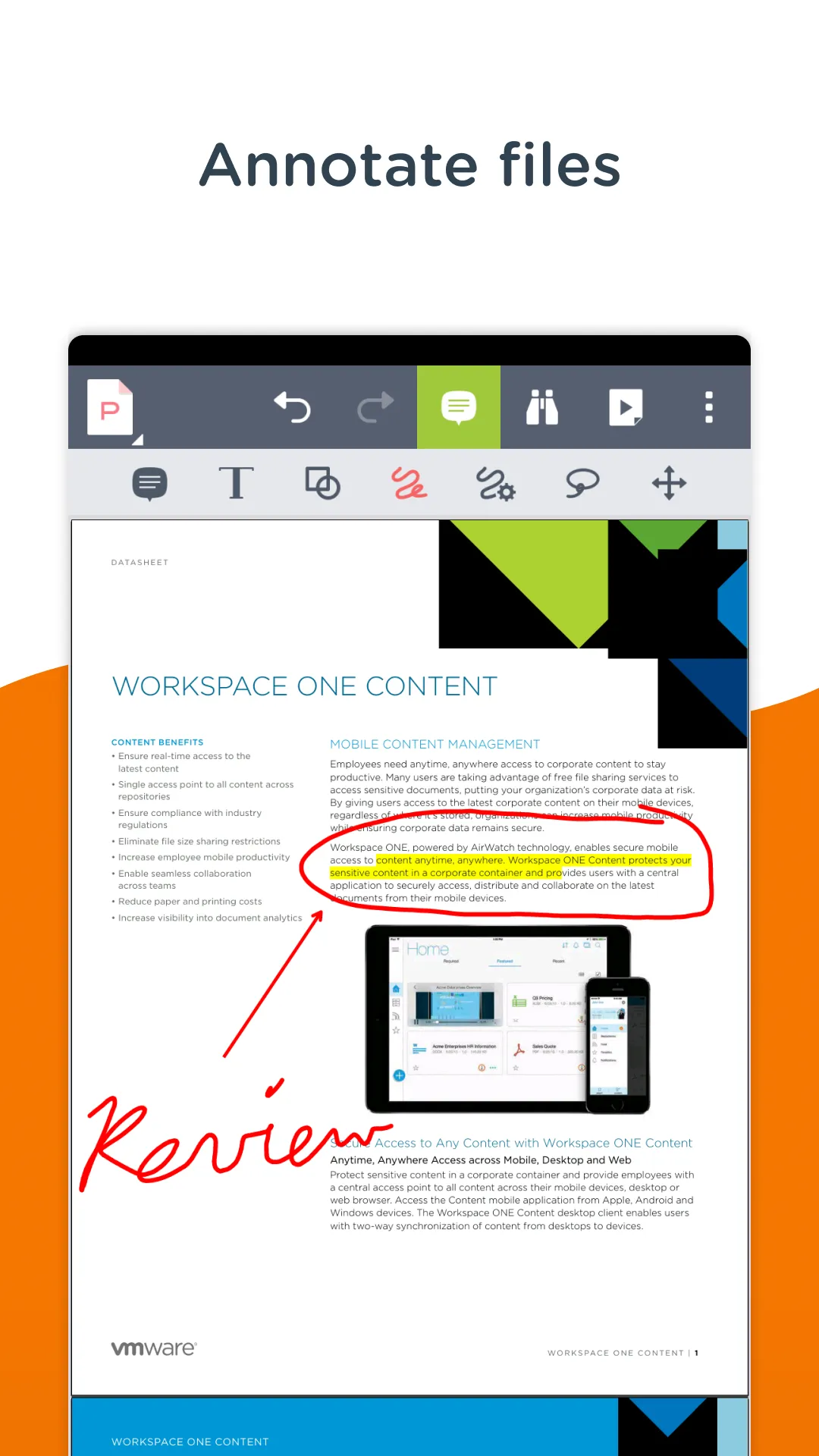 Content - Workspace ONE | Indus Appstore | Screenshot