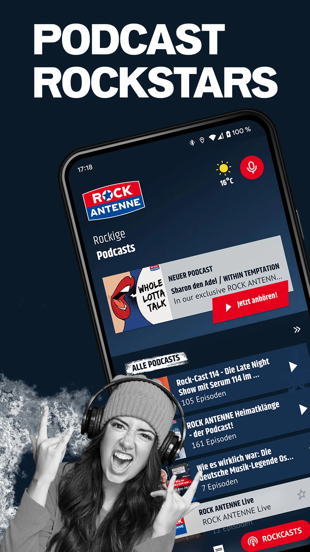 ROCK ANTENNE - Rock nonstop! | Indus Appstore | Screenshot