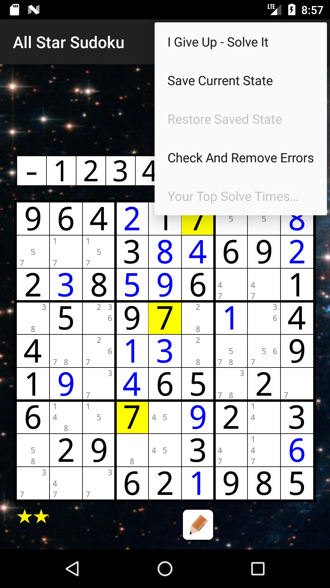 All Star Sudoku | Indus Appstore | Screenshot