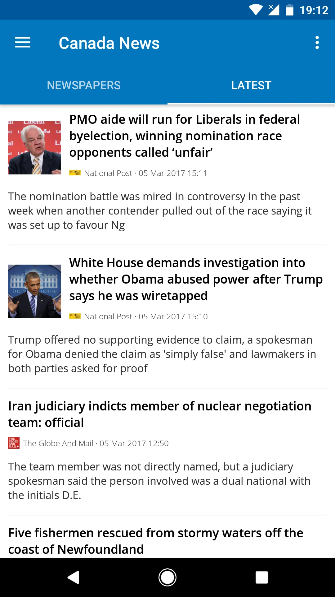 Canada News | Indus Appstore | Screenshot