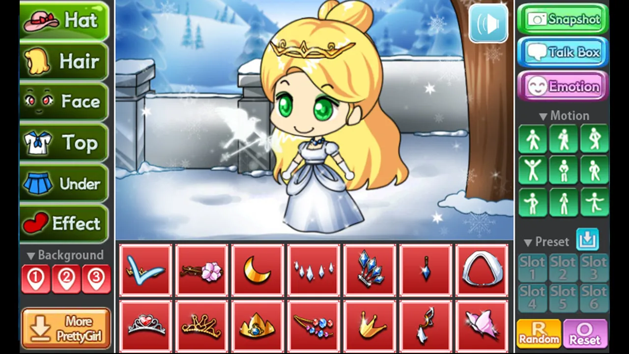 Snow Princess Pretty Girl | Indus Appstore | Screenshot