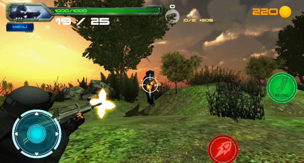 Jurassic 3D : Dinosaur Hunter | Indus Appstore | Screenshot
